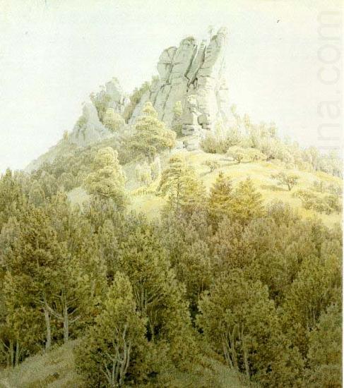 TheHeldsteinnearRathe, Caspar David Friedrich